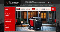 Desktop Screenshot of mayberrys.com